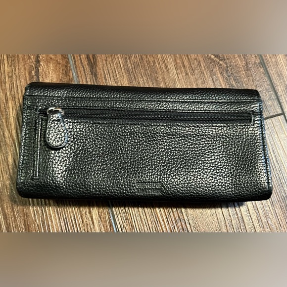 Giani Bernini trifold leather wallet. Black. - Picture 2 of 16